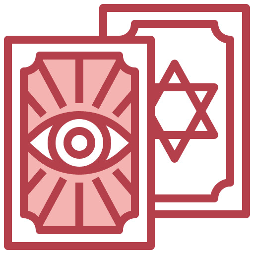 Tarot card hobbies and free time horoscope esoteric icon