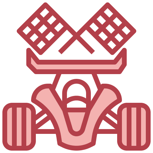 Racing signaling transportation flag icon Racing signaling transportation flag icon