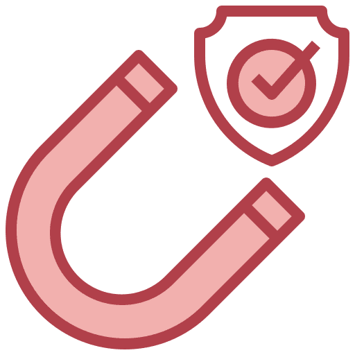 Attract shield protection insurance icon Attract shield protection insurance icon
