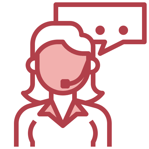 Call center agent user customer support caucasian icon Call center agent user customer support caucasian icon