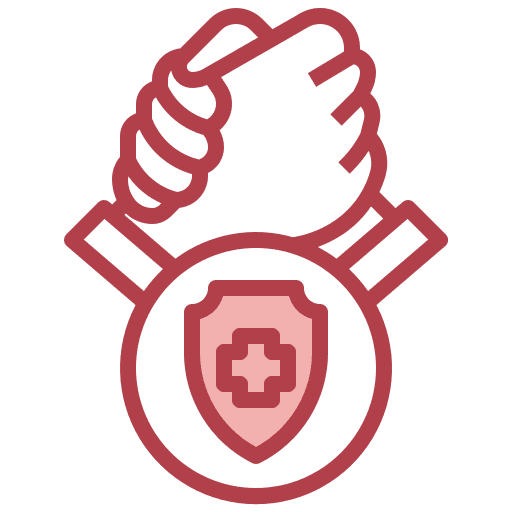 Insurance shield protection security icon Insurance shield protection security icon