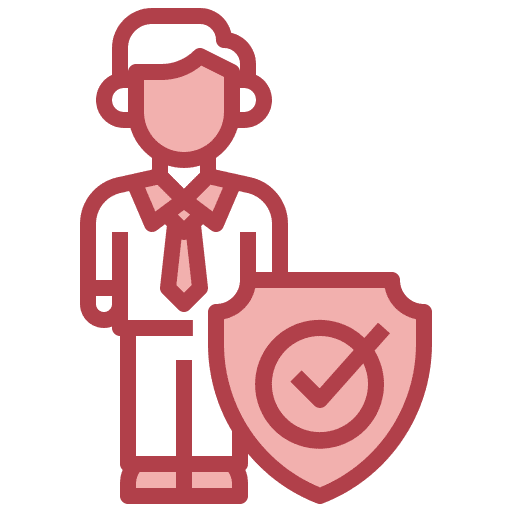 Life insurance shield man protection icon Life insurance shield man protection icon