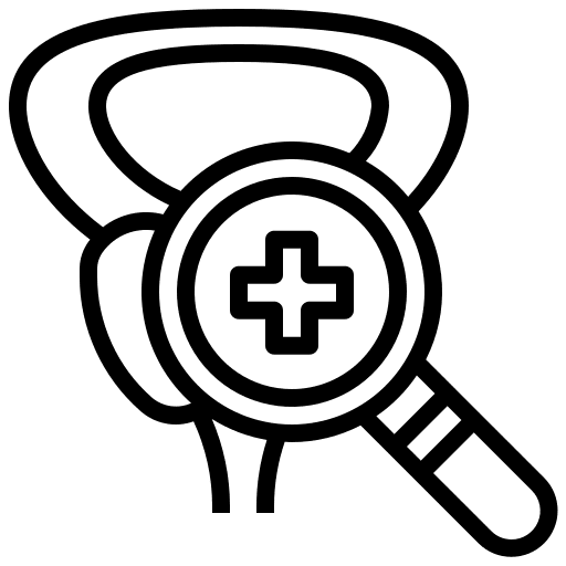 Prostate masculine healthcare and medical organ icon