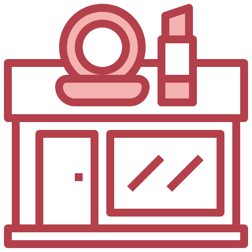 Beauty salon property buildings shop icon