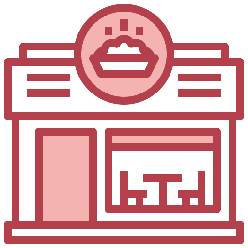 Restaurant buildings property restaurant icon Restaurant buildings property restaurant icon