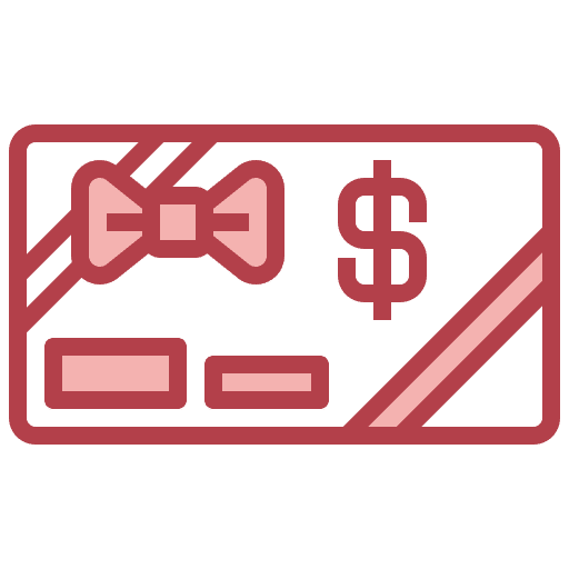 Gift card gift dollar store icon Gift card gift dollar store icon