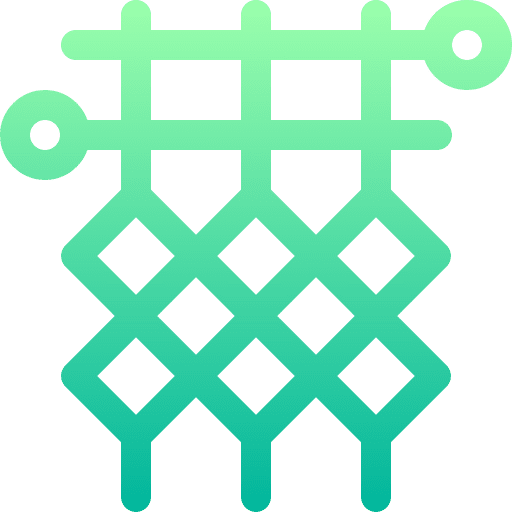 Crochet fabric craft crochet icon