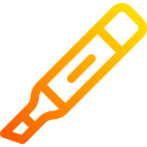 Highlighter school material office material highlighter icon Highlighter school material office material highlighter icon