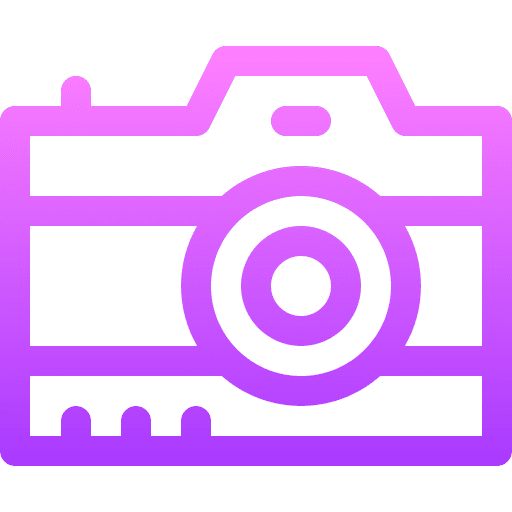 Photo camera technology digital camera icon Photo camera technology digital camera icon