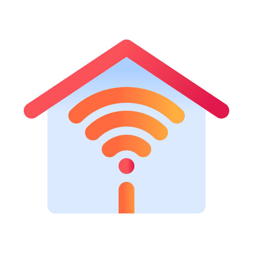 Smart house wireless smart house internet of things icon