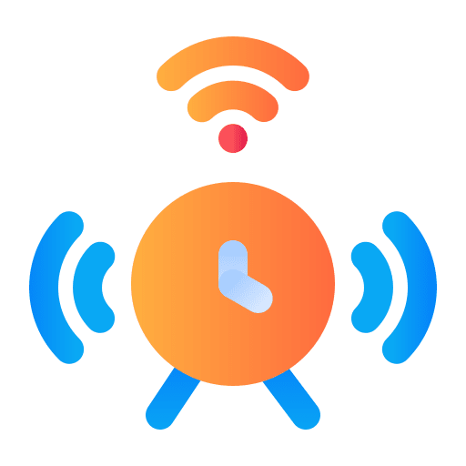 Clock wifi signal home automation clock icon Clock wifi signal home automation clock icon
