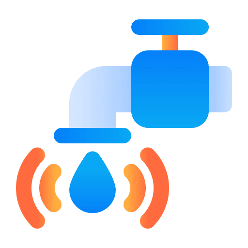 Water faucet smart house sink wifi signal icon Water faucet smart house sink wifi signal icon