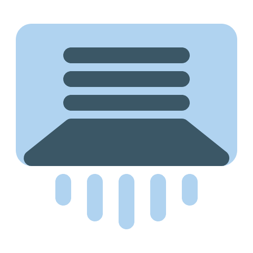 Air conditioner refreshing holidays electronics icon