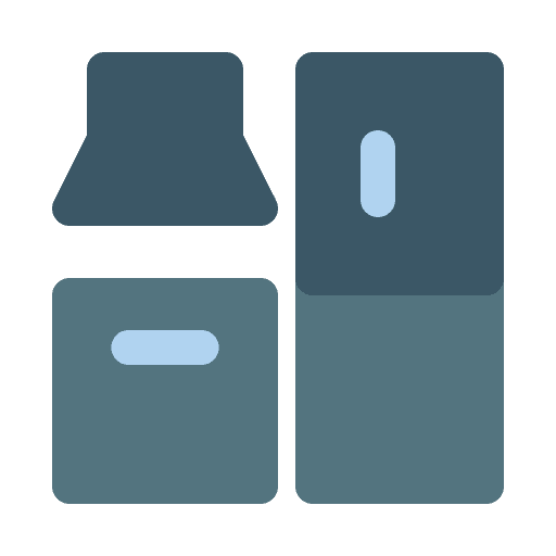 Kitchen cabinet restaurant furniture icon