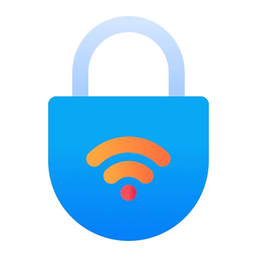 Padlock security home automation wifi signal icon Padlock security home automation wifi signal icon