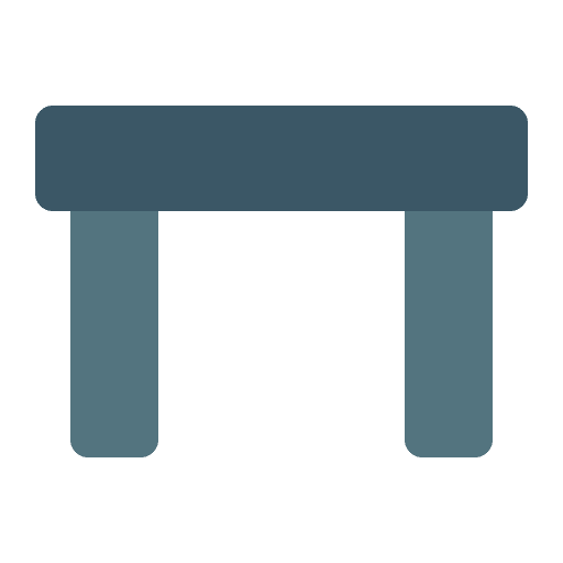 Table furniture and household interior decoration coffee table icon