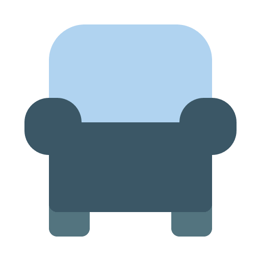 Armchair rest couch furniture icon Armchair rest couch furniture icon