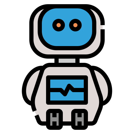 Robot electronic robot smart home icon Robot electronic robot smart home icon