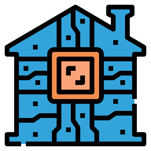 Smart home smart home cpu home icon Smart home smart home cpu home icon