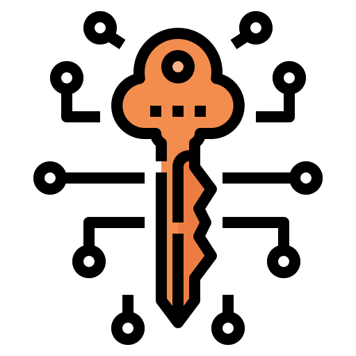 Smart key smart home password access icon