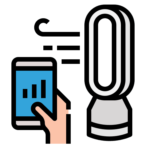 Fan home controls smart icon Fan home controls smart icon