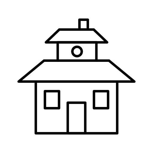 House architecture home roof icon