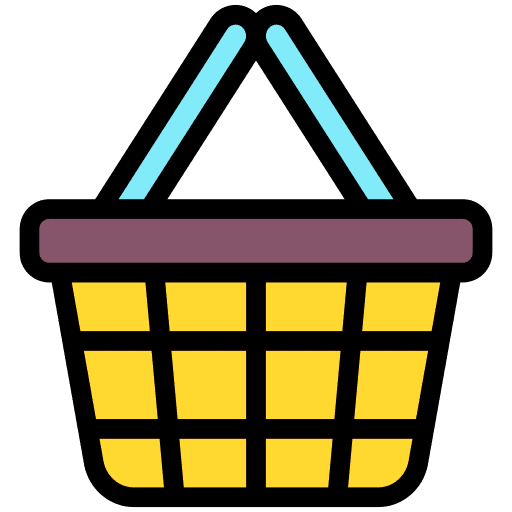 Picnic basket holidays outdoor camping icon