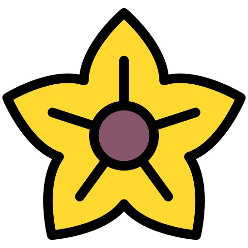 Flower garden blossom petals icon