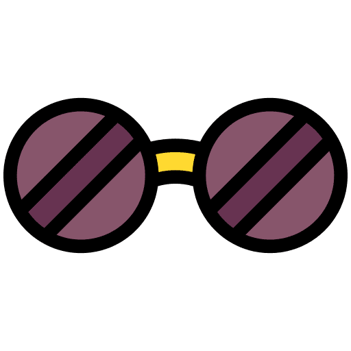 Sunglasses sun protection summer accessory icon Sunglasses sun protection summer accessory icon