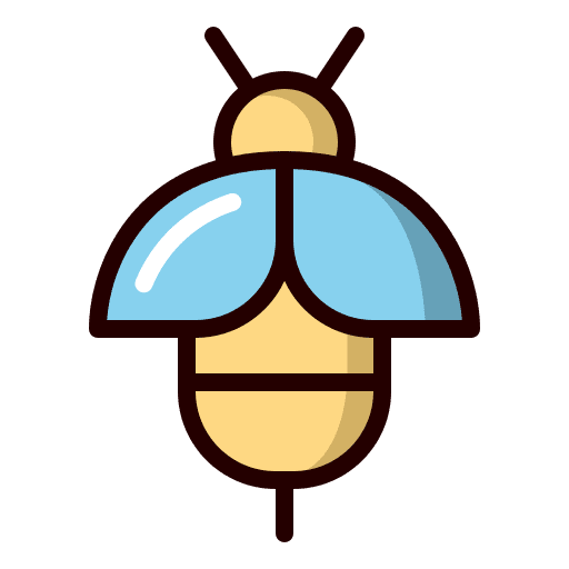 Bee wasp insect spring icon