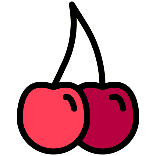 Cherry diet cherry vegan icon Cherry diet cherry vegan icon
