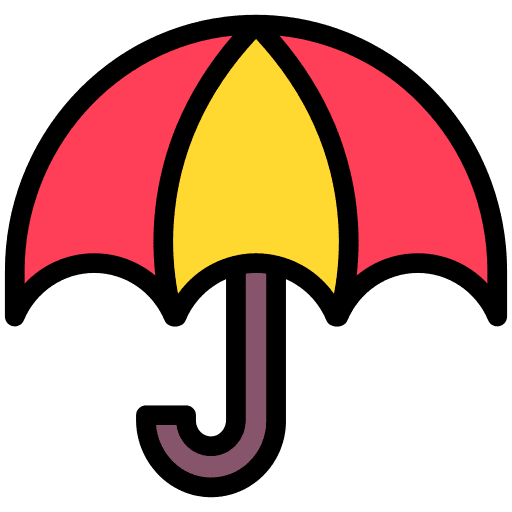 Umbrella weather umbrella protection icon Umbrella weather umbrella protection icon