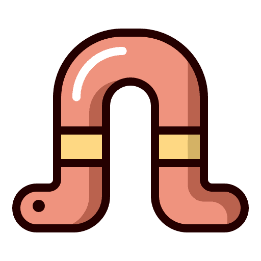 Worm animals animal kingdom insect icon