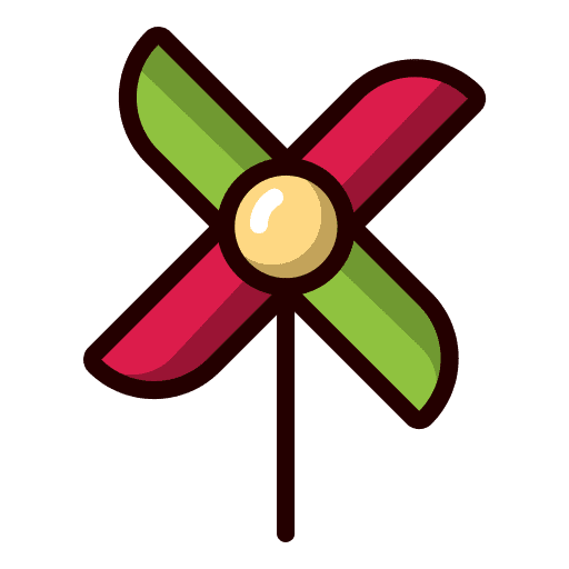 Pinwheel kid childhood child icon Pinwheel kid childhood child icon