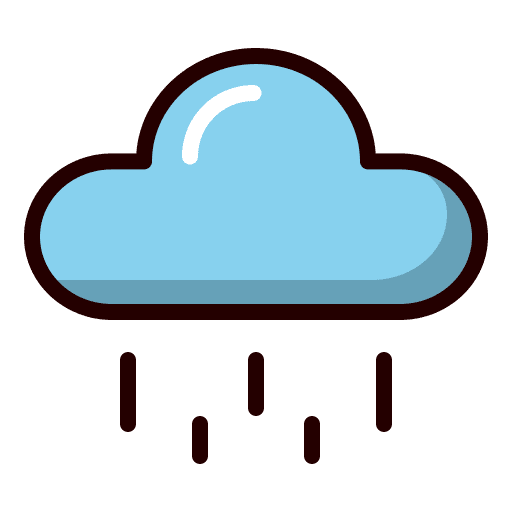Rainy heavy rain clouds raindrop icon Rainy heavy rain clouds raindrop icon
