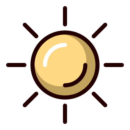 Sun sunny weather summer icon Sun sunny weather summer icon