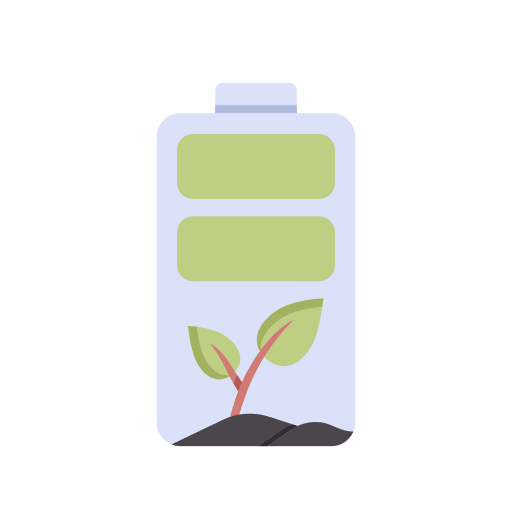 Battery energy electricity ecology and environment icon Battery energy electricity ecology and environment icon