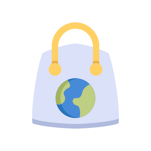 Eco bag environment ecology eco bag icon Eco bag environment ecology eco bag icon
