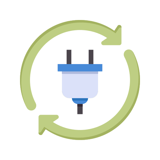 Electric plug ecology environment ecology and environment icon Electric plug ecology environment ecology and environment icon