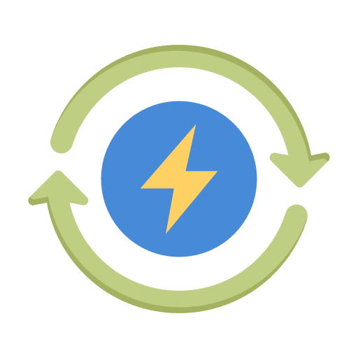 Electricity ecology and environment electricity green energy icon Electricity ecology and environment electricity green energy icon