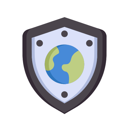 Shield protection ecology safe icon Shield protection ecology safe icon
