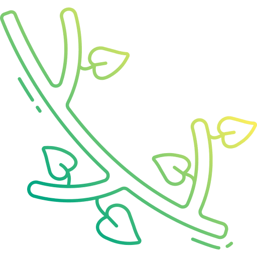 Branch tree branch twig leaves icon
