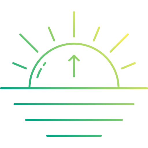 Dawn sunrise dawn beginning icon