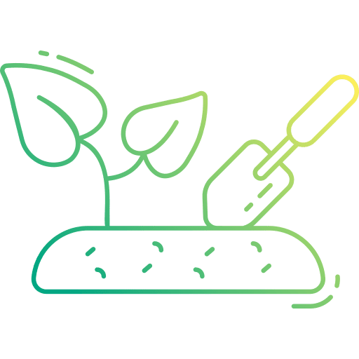 Gardening garden planting farm icon