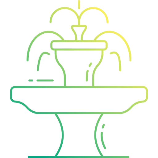 Fountain park decoration fountain icon Fountain park decoration fountain icon