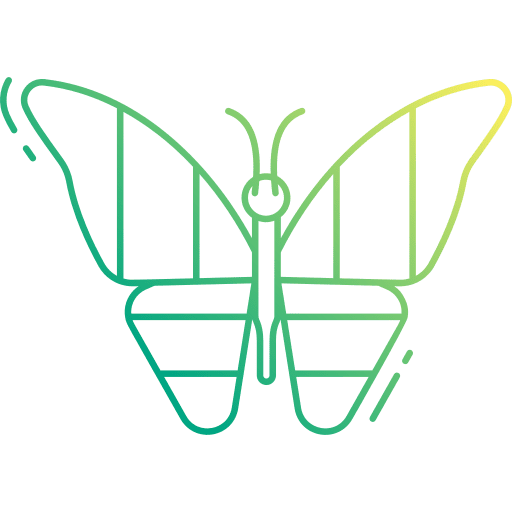 Butterfly wings moths animals icon Butterfly wings moths animals icon