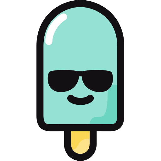 Cool cool fresh ice cream icon
