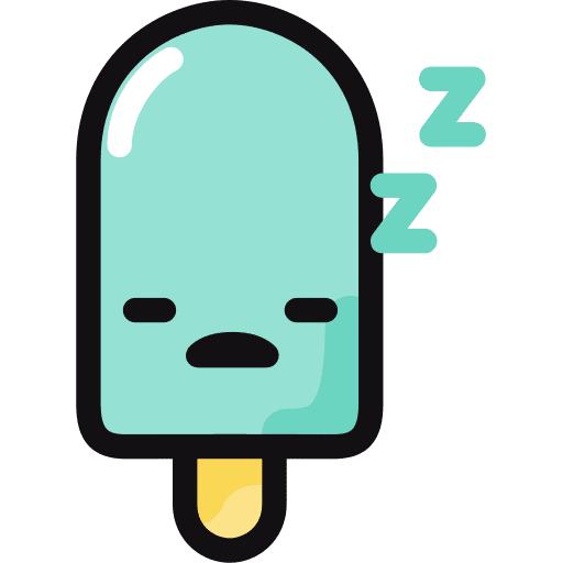 Sleep ice cream emoticons fresh icon Sleep ice cream emoticons fresh icon