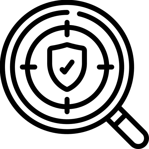 Niche customer selection target icon