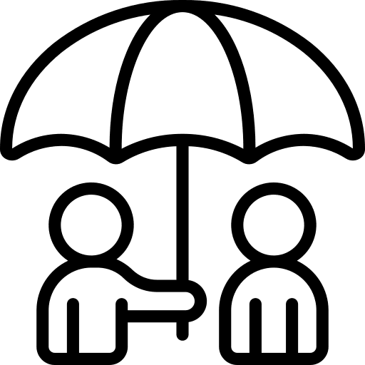 Insurance agent user people coverage icon